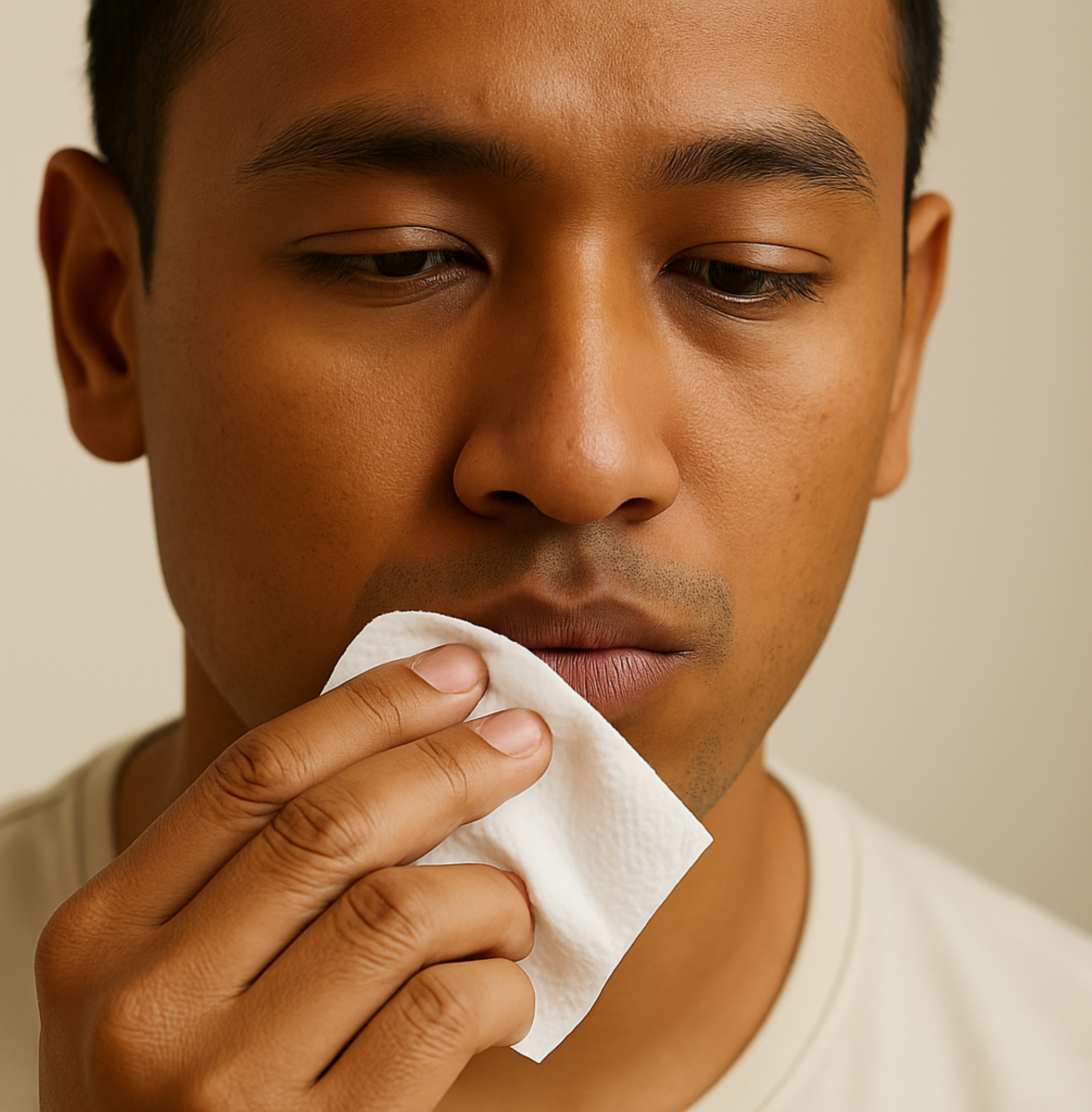 Clean your lips